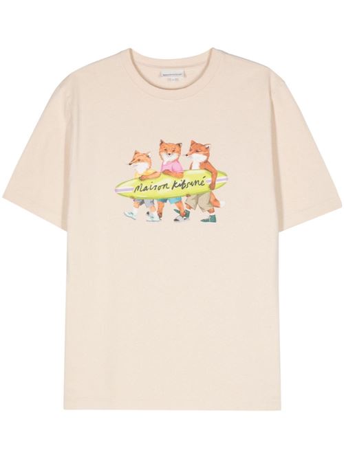 T-shirt with logo MAISON KITSUNE' | MM00120KJ0118P205